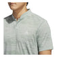 adidas Ultimate365 Sport Collar Golf Polo Shirt - Silver Green