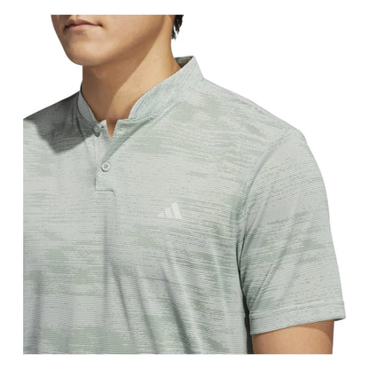 adidas Ultimate365 Sport Collar Golf Polo Shirt - Silver Green