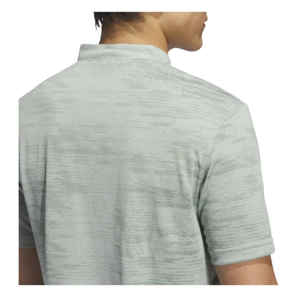 adidas Ultimate365 Sport Collar Golf Polo Shirt - Silver Green