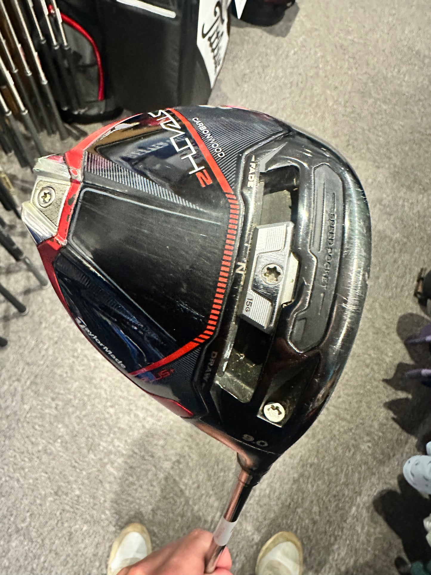 Taylormade Stealth 2 Plus Driver, 9 Deg, Kaili 60stiff With Matching Headcover