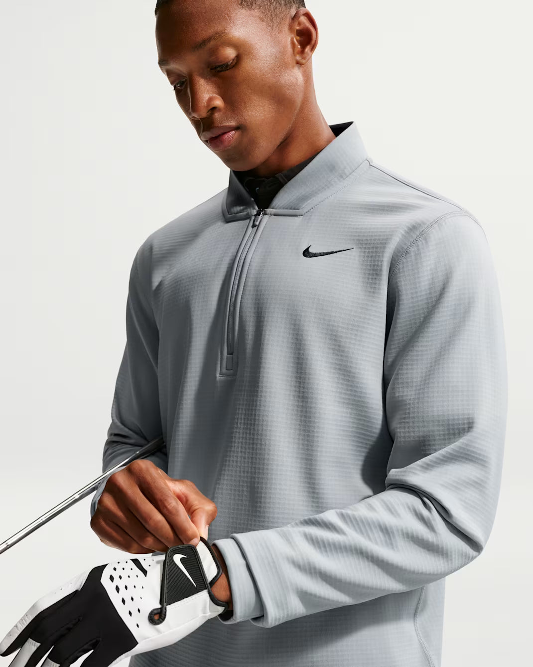 Nike Velocity 1/2 Zip Top Grey