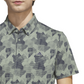 adidas Go-To Print Golf Polo Shirt - Green / Navy