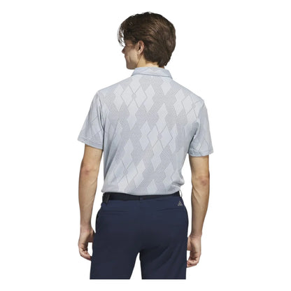 adidas Ultimate365 Micro Texture Golf Polo Shirt - Wonderblue