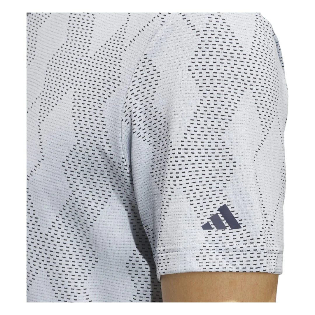 adidas Ultimate365 Micro Texture Golf Polo Shirt - Wonderblue
