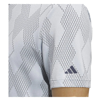 adidas Ultimate365 Micro Texture Golf Polo Shirt - Wonderblue