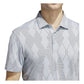 adidas Ultimate365 Micro Texture Golf Polo Shirt - Wonderblue