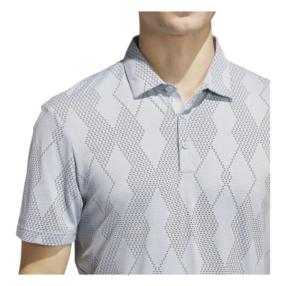 adidas Ultimate365 Micro Texture Golf Polo Shirt - Wonderblue