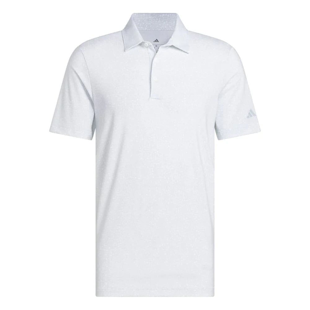 adidas Ultimate365 Bunker Golf Polo Shirt - White / Wonder Blue