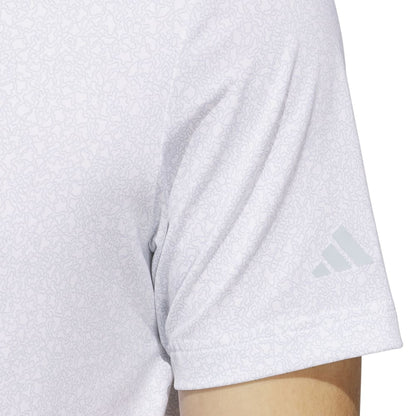 adidas Ultimate365 Bunker Golf Polo Shirt - White / Wonder Blue