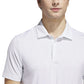 adidas Ultimate365 Bunker Golf Polo Shirt - White / Wonder Blue