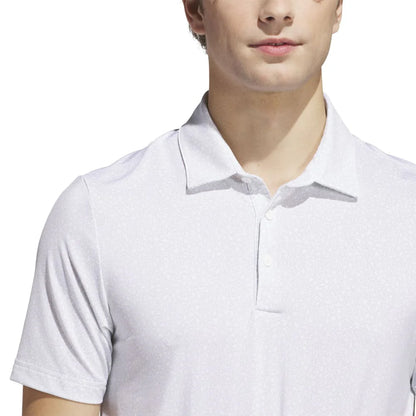 adidas Ultimate365 Bunker Golf Polo Shirt - White / Wonder Blue