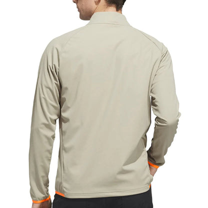 Ultimate365 Durable Water Repellent Wind Quarter-Zip - Wonder Cargo / Lucid Orange