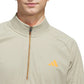 adidas Ultimate365 Durable Water Repellent Wind Quarter-Zip - Wonder Cargo / Lucid Orange