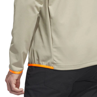 Ultimate365 Durable Water Repellent Wind Quarter-Zip - Wonder Cargo / Lucid Orange
