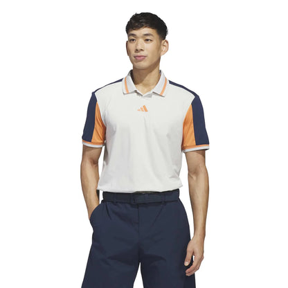adidas BTC Twist Golf Polo Shirt - Orbit Grey / Navy