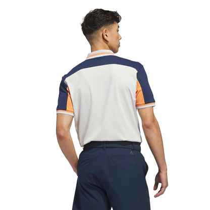 adidas BTC Twist Golf Polo Shirt - Orbit Grey / Navy