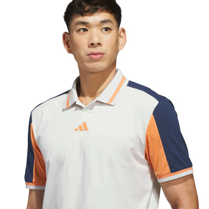 adidas BTC Twist Golf Polo Shirt - Orbit Grey / Navy