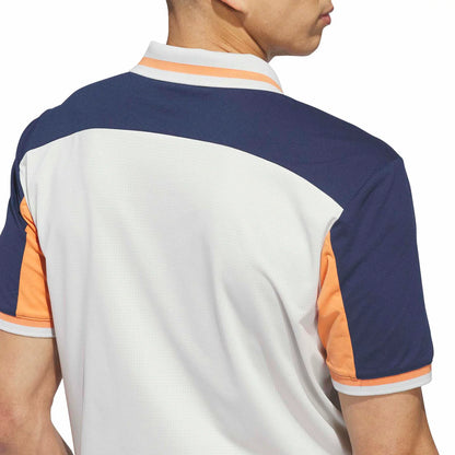adidas BTC Twist Golf Polo Shirt - Orbit Grey / Navy