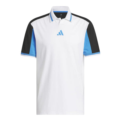 adidas BTC Twist Golf Polo Shirt - White / Black
