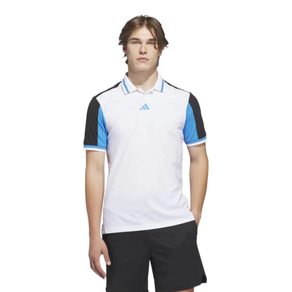 adidas BTC Twist Golf Polo Shirt - White / Black