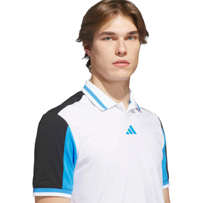 adidas BTC Twist Golf Polo Shirt - White / Black