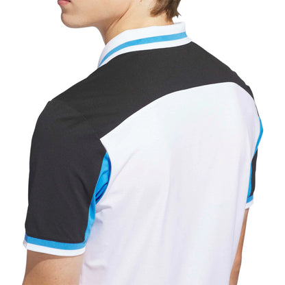 adidas BTC Twist Golf Polo Shirt - White / Black