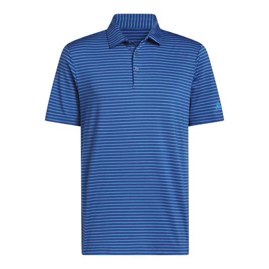 adidas Performance Stripe Golf Polo Shirt - Blue