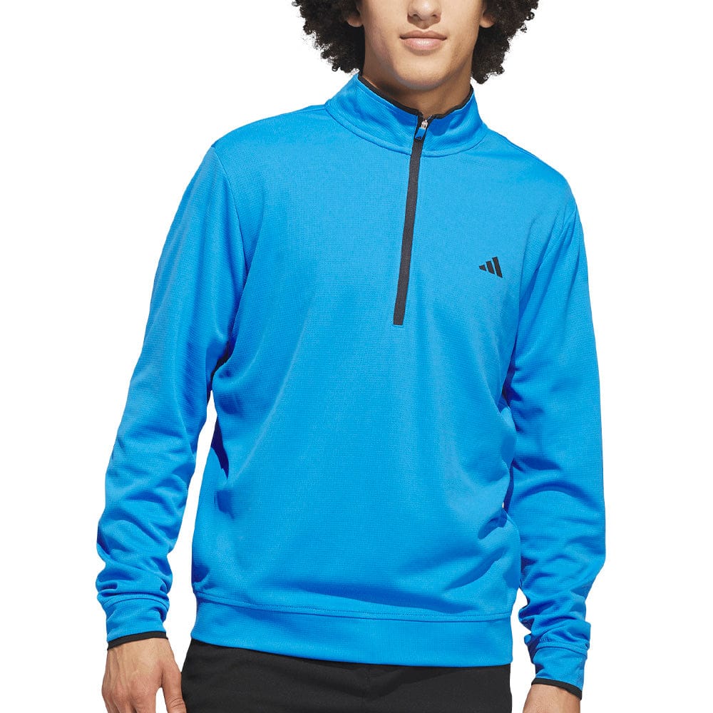 adidas UPF Lightweight Quarter-Zip Golf Pullover