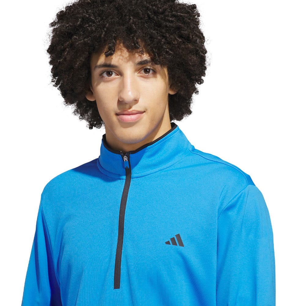 adidas UPF Lightweight Quarter-Zip Golf Pullover