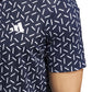 adidas Ultimate365 Mesh Print Golf Polo Shirt - Navy / White
