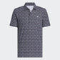 adidas Ultimate365+ Soft Print Golf Polo Shirt - Navy / White