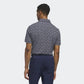 adidas Ultimate365+ Soft Print Golf Polo Shirt - Navy / White