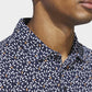 adidas Ultimate365+ Soft Print Golf Polo Shirt - Navy / White
