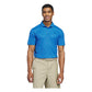 adidas Ultimate365 Feather Print Golf Polo Shirt - Blue