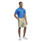 adidas Ultimate365 Feather Print Golf Polo Shirt - Blue