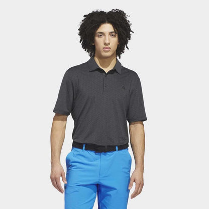 adidas Ultimate365 Mesh Climacool Golf Polo Shirt - Black Carbon