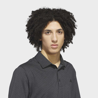 adidas Ultimate365 Mesh Climacool Golf Polo Shirt - Black Carbon