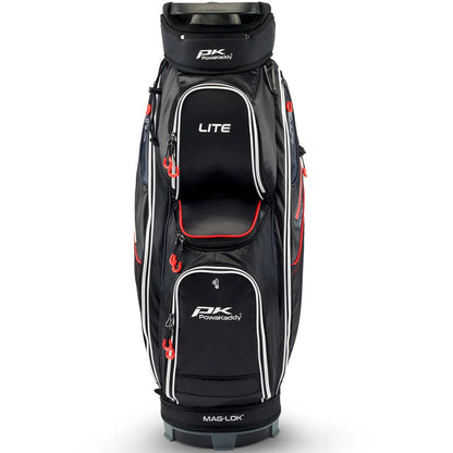 PowaKaddy LITE Cart Bag - Black / White / Red