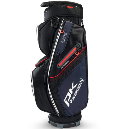 PowaKaddy LITE Cart Bag - Black / White / Red