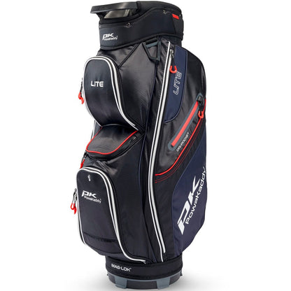 PowaKaddy LITE Cart Bag - Black / White / Red