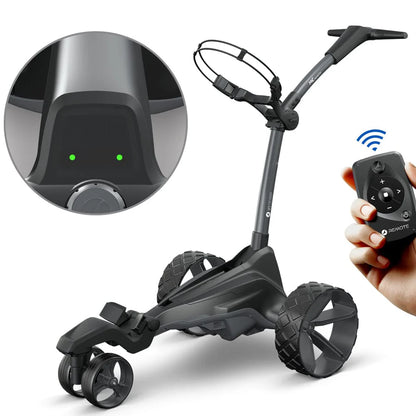 Motocaddy ME Remote Electric Trolley - Black / Gunmetal - 2026