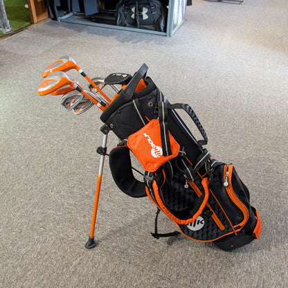Mkids Orange Half Set + Driver, Hy & SW