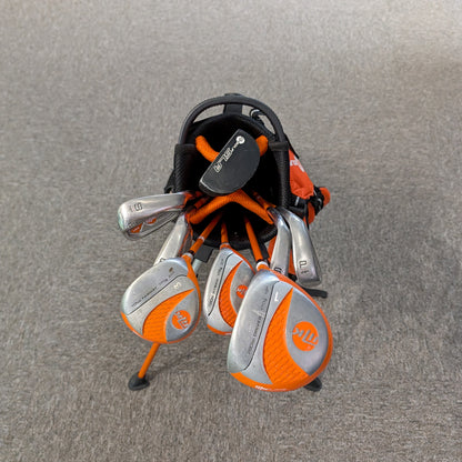 Mkids Orange Half Set + Driver, Hy & SW