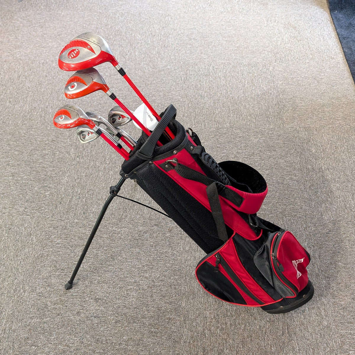 Mkids Red Half Set + Driver, Hy & SW