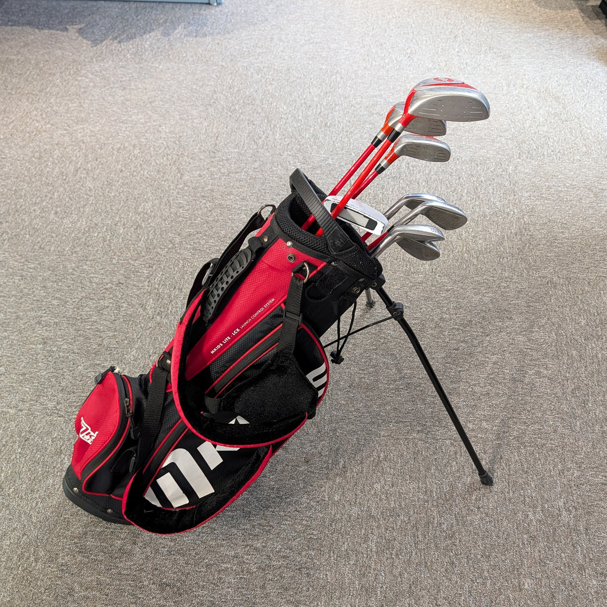 Mkids Red Half Set + Driver, Hy & SW