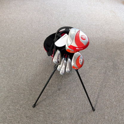 Mkids Red Half Set + Driver, Hy & SW