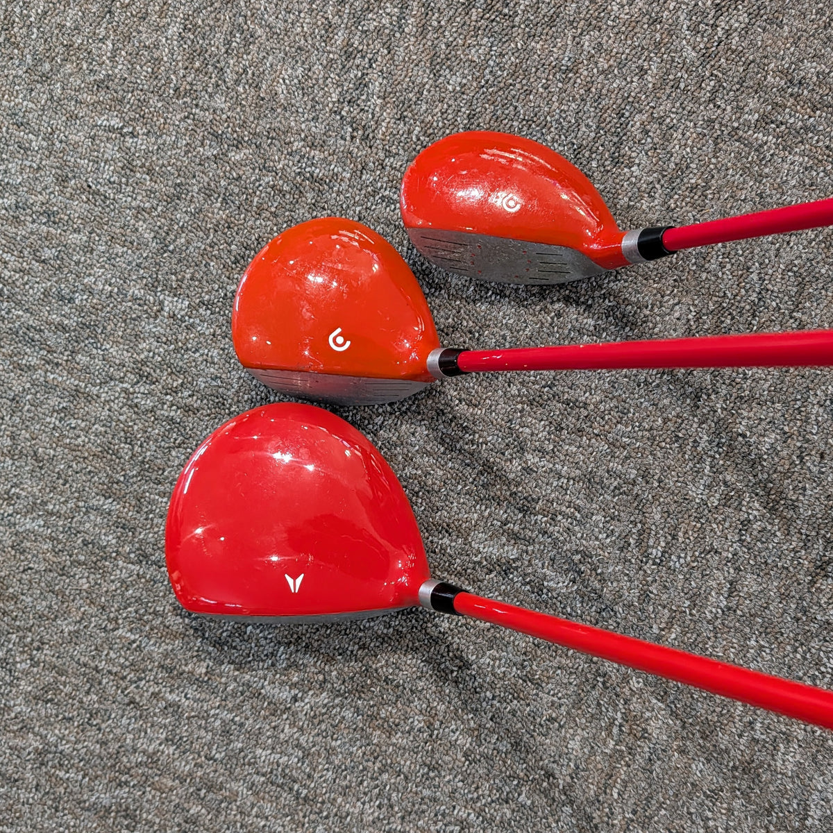 Mkids Red Half Set + Driver, Hy & SW
