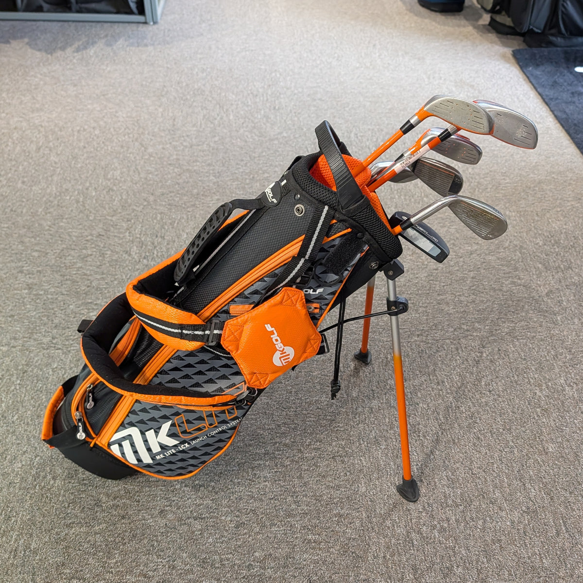 Mkids Orange Half Set + Driver & Hy