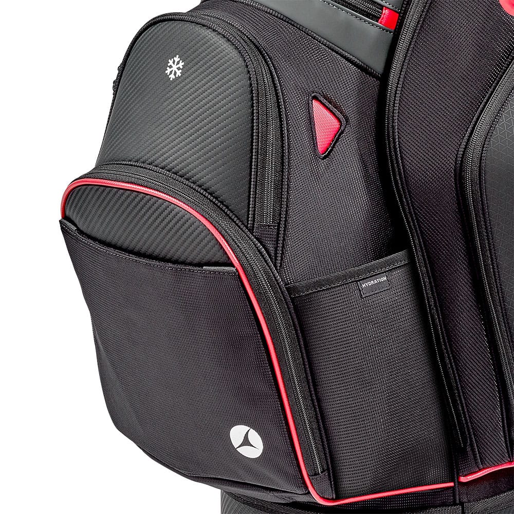 Motocaddy Pro Series Cart Bag - Black / Red