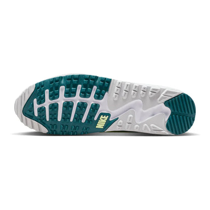 Nike Air Max 90G Waterproof Spikeless Golf Shoes - White / Volt / Bright Spruce